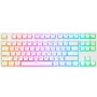 Rampage Ghost TKL mechaninė klaviatūra su Huano Red jungikliais, balta