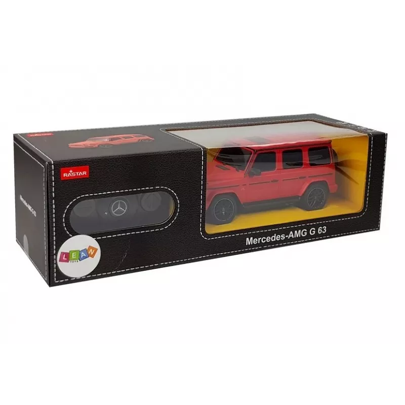 RASTAR Mercedes AMG G63 nuotolinio valdymo automobilis RC Raudonas 1:24