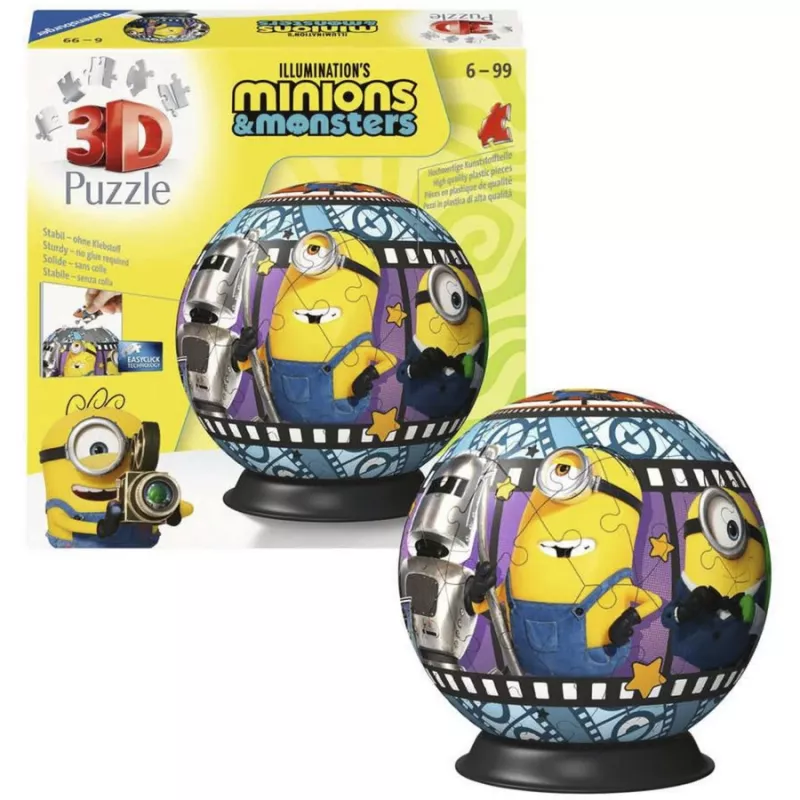 RAVENSBURGER 3D Puzzleball Minions 3 - 72 Details