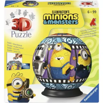 RAVENSBURGER 3D Puzzleball Minions 3 - 72 Details