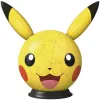 Ravensburger 3D Puzzleball Pokémon Pikachu su Ausytėmis - 54 detalės