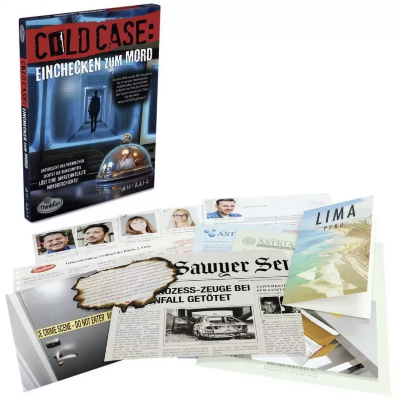 RAVENSBURGER Cold Case: Einchecken zum Mord Kooperatyvinis Detektyvo Žaidimas