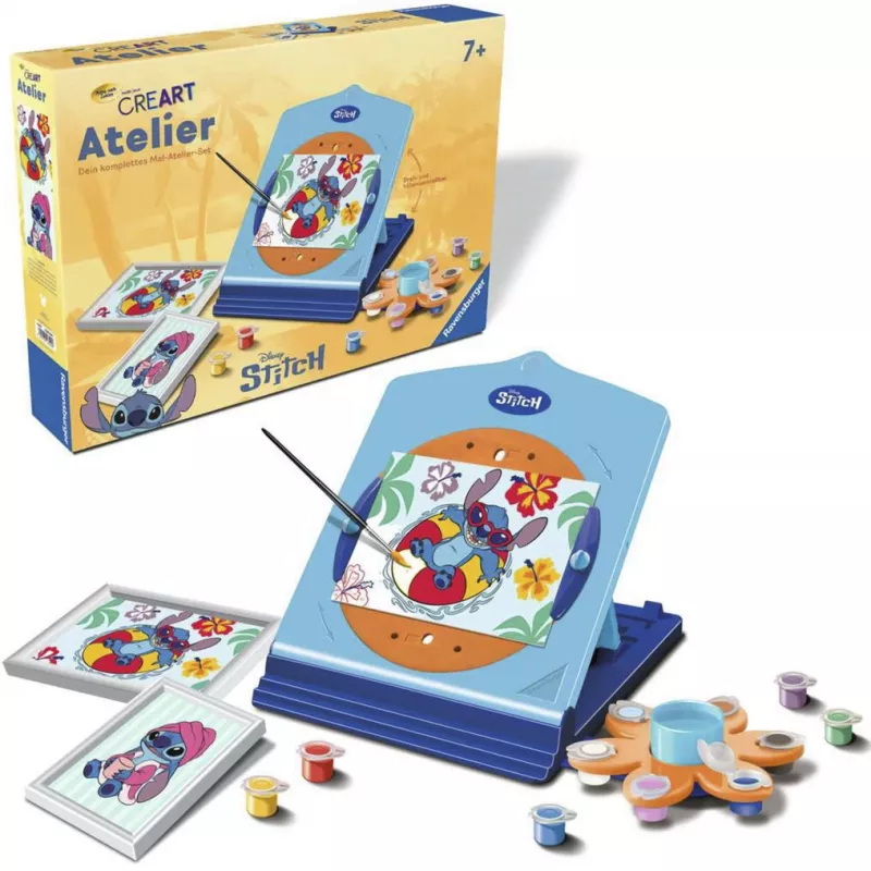 Ravensburger CreArt Atelier Stitch Piešimas Pagal Skaičius Rinkinys