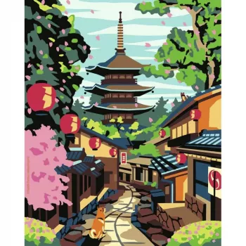 RAVENSBURGER CreArt Painting by Numbers rinkinys - Japonija