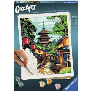 RAVENSBURGER CreArt Painting by Numbers rinkinys - Japonija