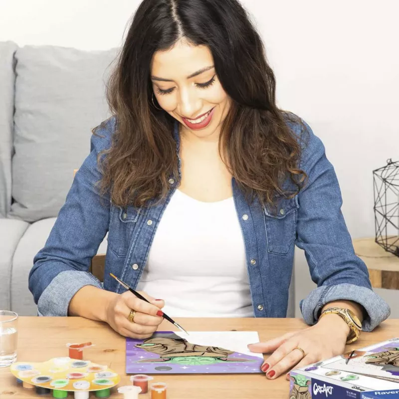 Ravensburger CreArt Star Wars - Meditierender Grogu Piešimas pagal skaičius rinkinys