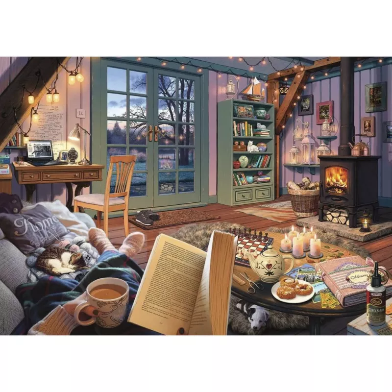 RAVENSBURGER Puzzle My Haven Cozy Garden Shed (1000 vnt.)