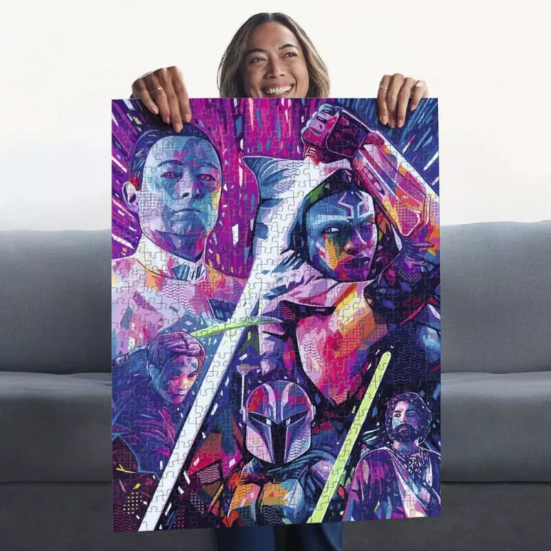 Ravensburger Puzzle Star Wars The Hyperspace Collection: Ahsoka (500 Pieces, Large Pieces)