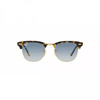 Ray-Ban Clubmaster RB3016 akiniai Skaidriai pilki Mėlynas gradientas 51mm