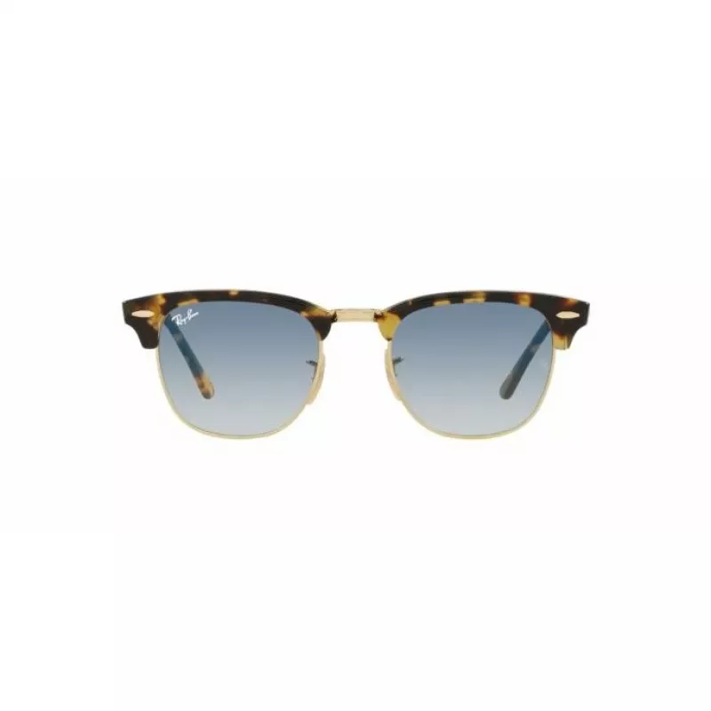 Ray-Ban Clubmaster RB3016 akiniai Skaidriai pilki Mėlynas gradientas 51mm