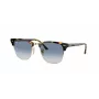 Ray-Ban Clubmaster RB3016 akiniai Skaidriai pilki Mėlynas gradientas 51mm