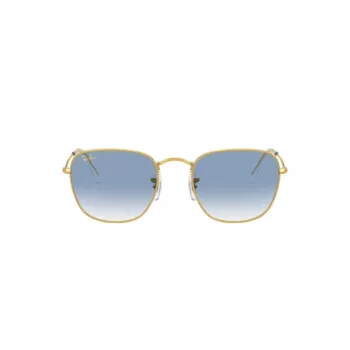 Ray-Ban Frank Metal Sunglasses RB385791963F5 Gold Light Blue Gradient 51mm