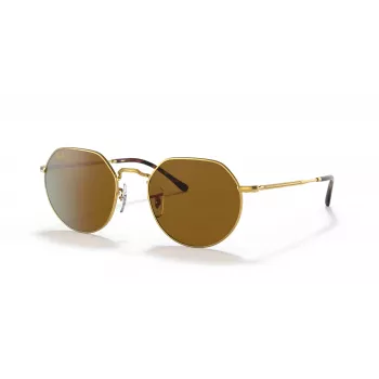 Ray-Ban Frank RB3565 Unisex Akiniai 53/20/145 mm Auksiniai Rudi