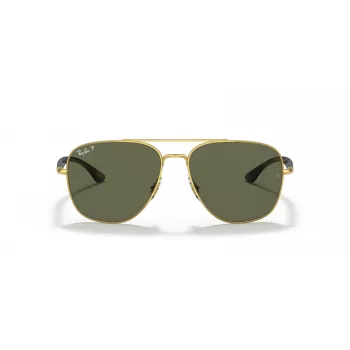 Ray-Ban Frank Akiniai RB3683 Auksinis Metalas Žalia G-15 56mm Unisex