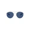 Ray-Ban Junior RJ9647S212804 Vaikiški Akiniai Nuo Saulės - Blizgantys Juodi/Pilki - 46/21/130 mm