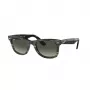 Ray-Ban Original Wayfarer Classic Akiniai RB2140-136071 Skaidrus Pilkas Rėmas Pilki Gradientiniai Lęšiai 55/18/145 mm