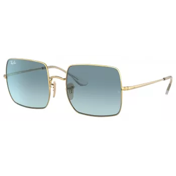 Ray-Ban RB1971-001-3M Square 1971 Akiniai Auksinis Rėmelis Klasikiniai G-15 Žali Stiklai 54mm