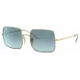 Ray-Ban RB1971-001-3M Square 1971 Akiniai Auksinis Rėmelis Klasikiniai G-15 Žali Stiklai 54mm