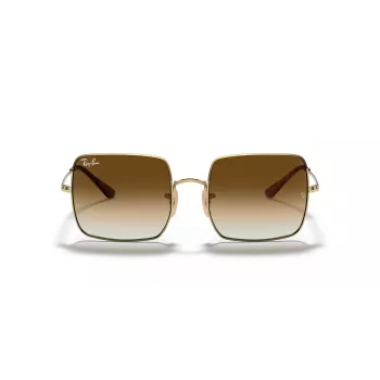 Ray-Ban RB1971-914751 Square 1971 Akiniai - Poliruoto Aukso Rėmelis, Rudas Gradientinis Stiklas, 54mm