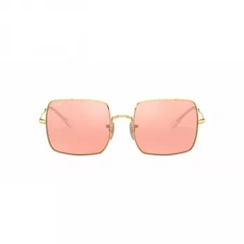 Ray-Ban RB1971 Square 1971 Classic Akiniai Nuo Saulės Auksiniai Rožinės-Rudos Gradientiniai 54mm