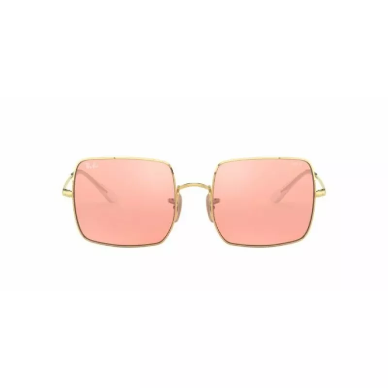 Ray-Ban RB1971 Square 1971 Classic Akiniai Nuo Saulės Auksiniai Rožinės-Rudos Gradientiniai 54mm