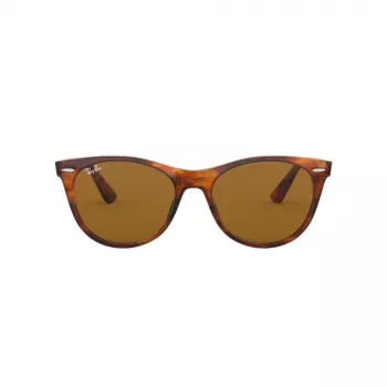 Ray-Ban RB2185 Wayfarer II akiniai Striped Havana Brown Gradient 52mm