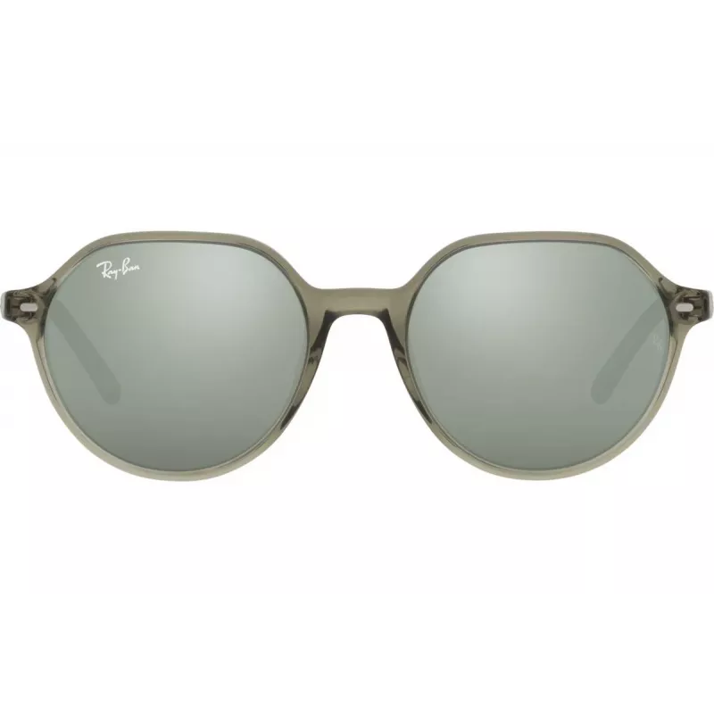 Ray-Ban RB2195 Hawkeye akiniai Skaidrūs pilki Šviesiai mėlyni/violetiniai gradientiniai 51mm
