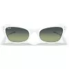 Ray-Ban RB2299975BH52 Lady Burbank Akiniai, Moteriški, Acetato Rėmelis, Dryžuota Ruda, Kvadratiniai, Gradientiniai Lęšiai, 52/21/145 mm