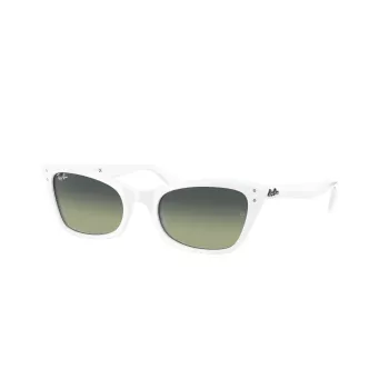 Ray-Ban RB2299975BH52 Lady Burbank Akiniai, Moteriški, Acetato Rėmelis, Dryžuota Ruda, Kvadratiniai, Gradientiniai Lęšiai, 52/21/145 mm