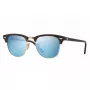 Ray-Ban RB3016 Clubmaster akiniai 51/21/145 Havana Green Mirror Silver