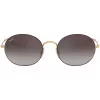 Ray-Ban RB3594-9114U0 Hexagonal Akiniai Saulės Unisex 53/20/145 mm Auksinis Rėmas Šviesiai Rudi Gradientiniai Stiklai