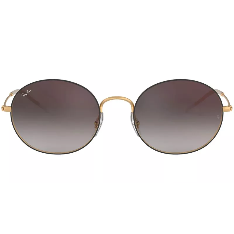 Ray-Ban RB3594-9114U0 Hexagonal Akiniai Saulės Unisex 53/20/145 mm Auksinis Rėmas Šviesiai Rudi Gradientiniai Stiklai