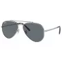Ray-Ban RB3625003R562 New Aviator akiniai Unisex Auksinis Metalas Pilkas Gradientas 62mm