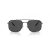 Ray-Ban RB3699 Unisex Akiniai Gunmetal Rėmelis Pilki Gradientiniai Lęšiai 56mm