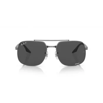 Ray-Ban RB3699 Unisex Akiniai Gunmetal Rėmelis Pilki Gradientiniai Lęšiai 56mm