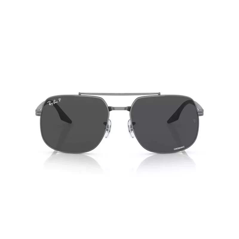 Ray-Ban RB3699 Unisex Akiniai Gunmetal Rėmelis Pilki Gradientiniai Lęšiai 56mm