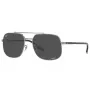 Ray-Ban RB3699 Unisex Akiniai Gunmetal Rėmelis Pilki Gradientiniai Lęšiai 56mm