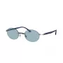 Ray-Ban RB8060-004-80 Unisex Pilot Aviatoriniai Akiniai nuo Saulės Gunmetal Pilka 54mm