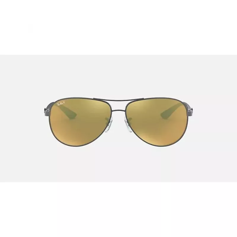 Ray-Ban RB8313 Chromance Aviator akiniai Gunmetal Green Mirror Polarizuoti 61mm