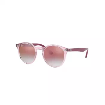Ray-Ban RJ9064S7052V0 Vaikiški Akiniai Nuo Saulės Skaidriai Mėlyni 44mm