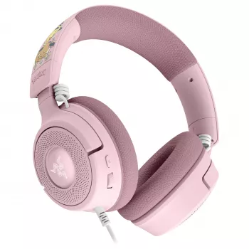 Razer Kraken V4 X Pokémon Pikachu & Eevee Edition laidinis žaidimų ausinių komplektas, USB-A, 7.1 erdvinis garsas, Chroma RGB