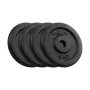 REBEL ACTIVE Ketaus Svorio Rinkinys 4x5kg, Skylė 31mm, Klasikiniai Diskai