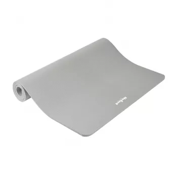 REBEL ACTIVE mankštos kilimėlis 190x115x2 cm NBR pilkas – joga, pilatesas, fitness
