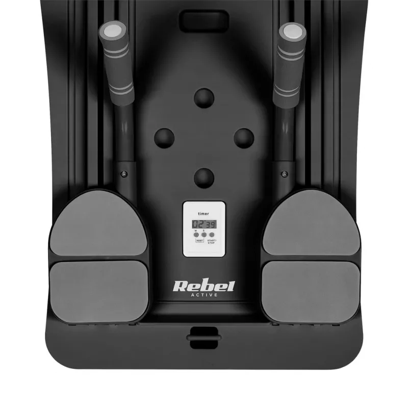Rebel Active Home Pilates Set 9-in-1 Multifunkcinė treniruočių įranga, juoda RBA-3069-BK