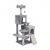 REBEL ANIMALS Cat Tree 45x45x137 cm pilka