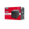 Rebel POWER-1500-LFP4 avarinis maitinimo šaltinis – gryno sinusoidės keitiklis su 12V įkrovimo funkcija, 230V, 1500VA/1050W