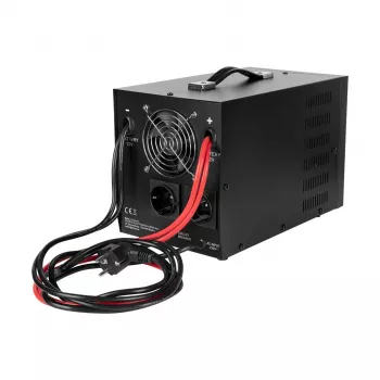Rebel POWER-1500-LFP4 avarinis maitinimo šaltinis – gryno sinusoidės keitiklis su 12V įkrovimo funkcija, 230V, 1500VA/1050W