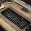 Redragon BK-7366 pilno dydžio ergonomiška laidinė membraninė biuro klaviatūra - juoda