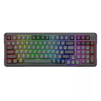 Redragon BRAGI PRO K688 98+1 Gasket belaidė mechaninė klaviatūra (triple mode, RGB, hot-swappable, Cream Linear jungikliai)