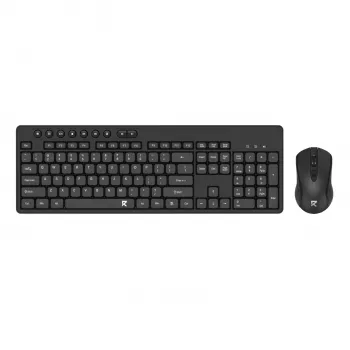 Redragon BS-7094 belaidis klaviatūros ir pelės rinkinys - 2,4GHz, pilno dydžio, atsparus išsiliejimui, reguliuojamas DPI, juodas